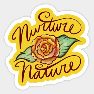 Nurture Nature Sticker